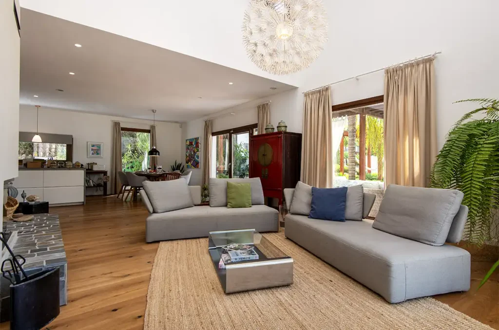 Open living and dining space Casa Agave - open living and dining space